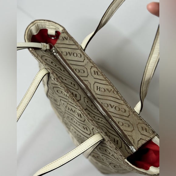 Coach Lozenge Tote Shoulder Bag - Picture 6 of 11